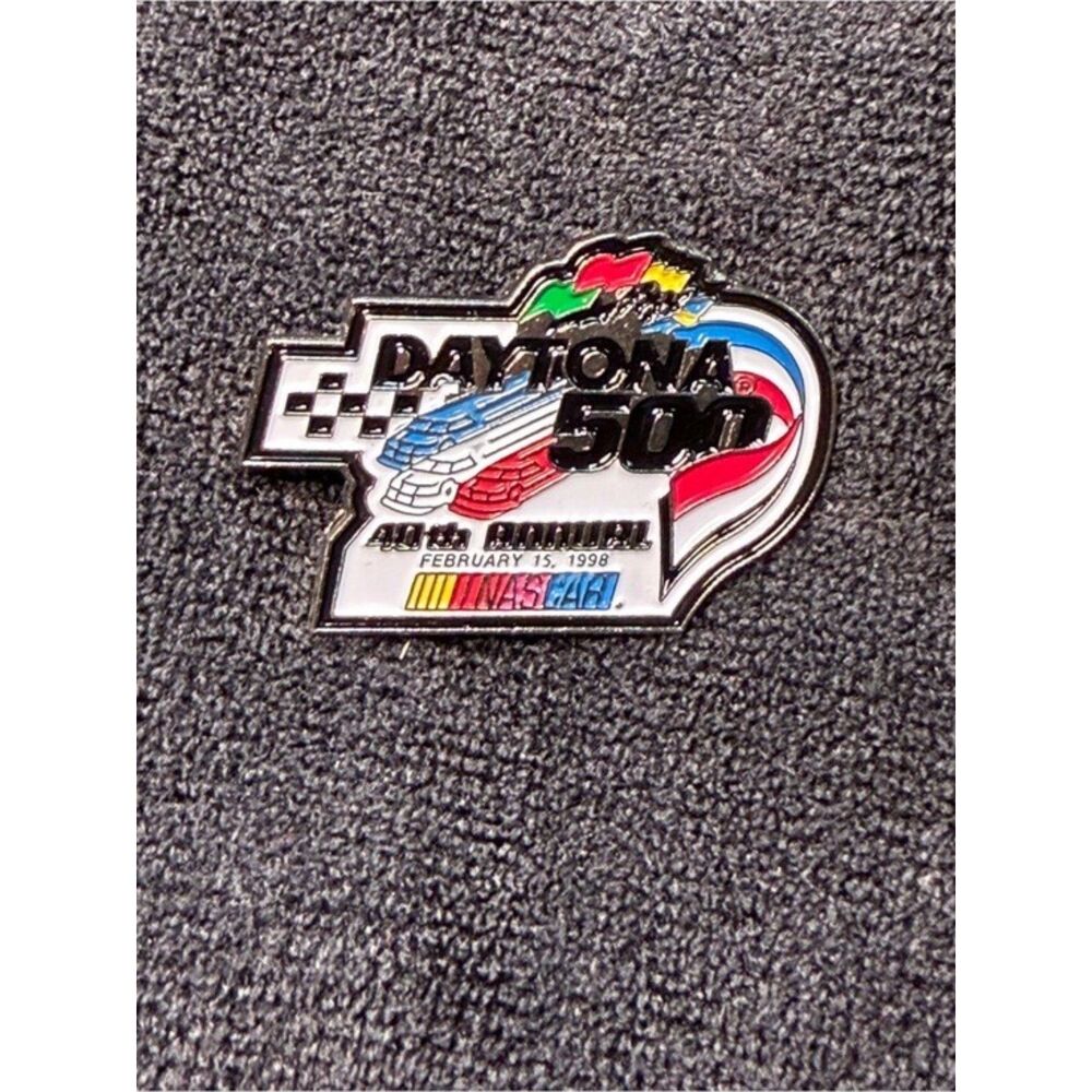 Vintage 1998 Daytona 500 NASCAR 40th Anniversary Enamel Lapel Pin